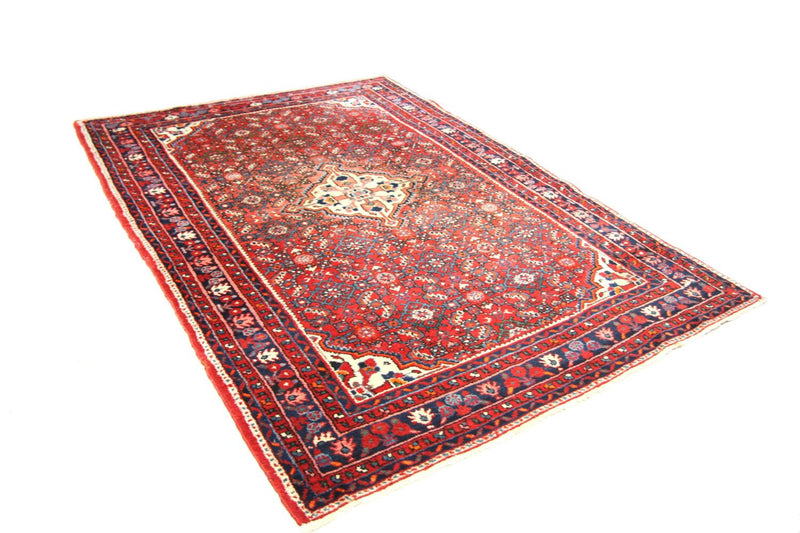 Tapis persan - Nomadic - 205 x 147 cm - rouge