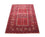 Tapis afghan - 235 x 161 cm - rouge