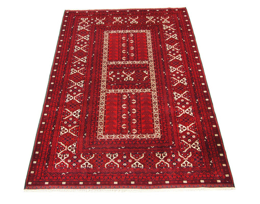 Tapis afghan - 256 x 168 cm - rouge