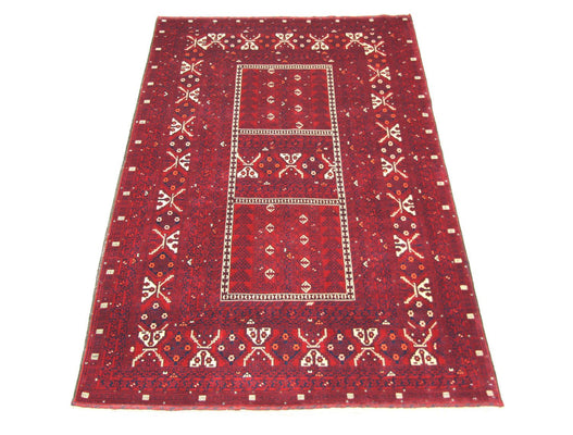 Tapis afghan - 248 x 158 cm - rouge