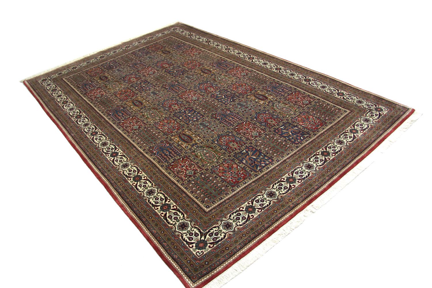 Tapis persan - Bidjar - 296 x 199 cm - bleu