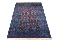 Tapis afghan - Boukhara - 286 x 198 cm - bleu