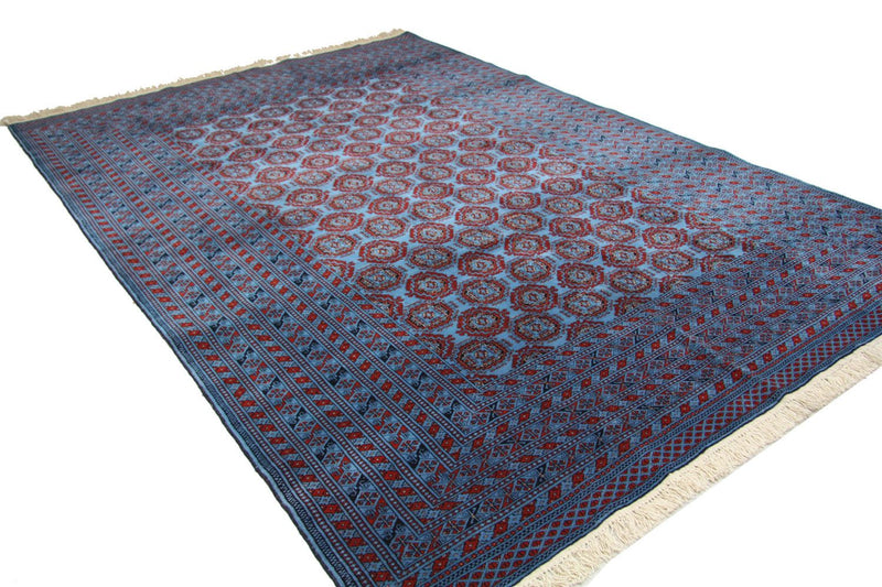 Tapis afghan - Boukhara - 286 x 198 cm - bleu