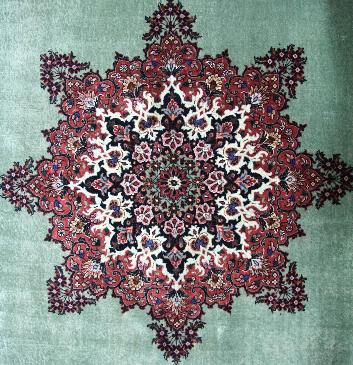 Tapis persan - Bidjar - 248 x 176 cm - bleu