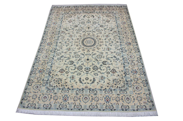 Tapis persan - Nain - Royal - 293 x 200 cm - bleu