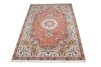 Tapis persan - Tabriz - Royal - 302 x 202 cm - orange