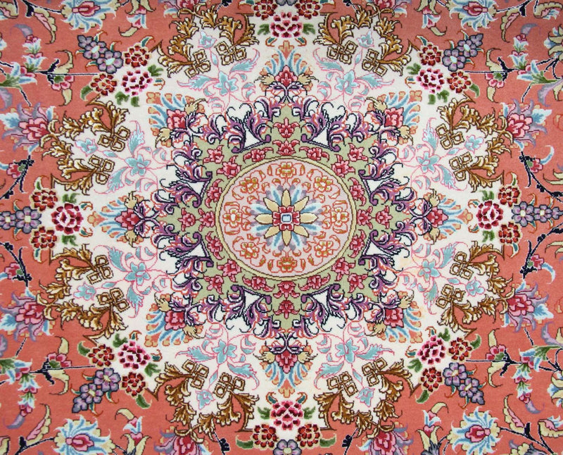 Tapis persan - Tabriz - Royal - 302 x 202 cm - orange