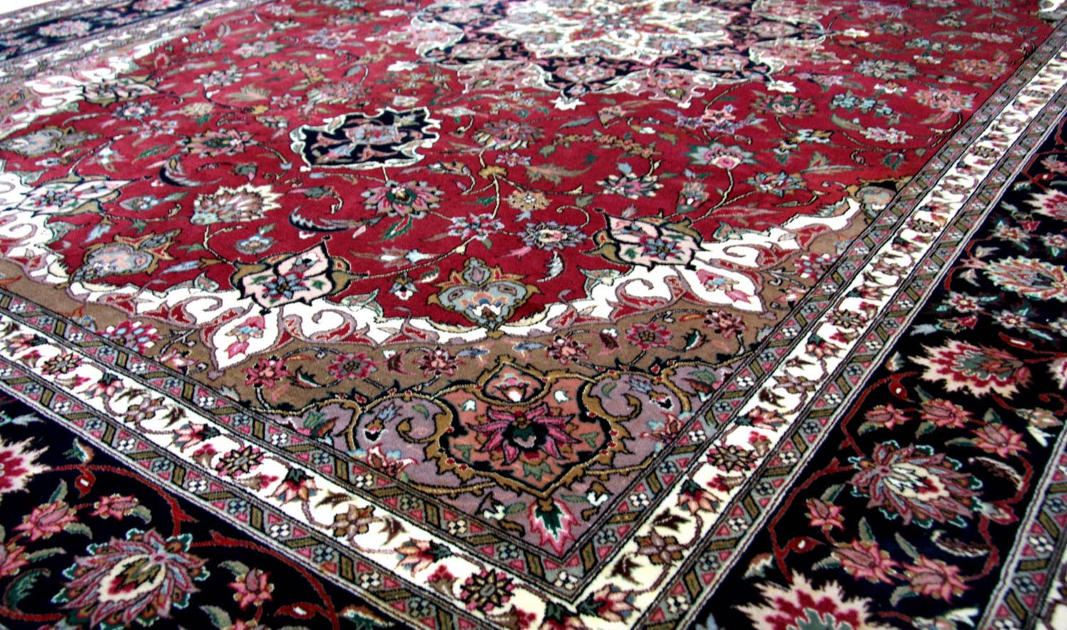 Tapis chinois - 299 x 203 cm - rouge