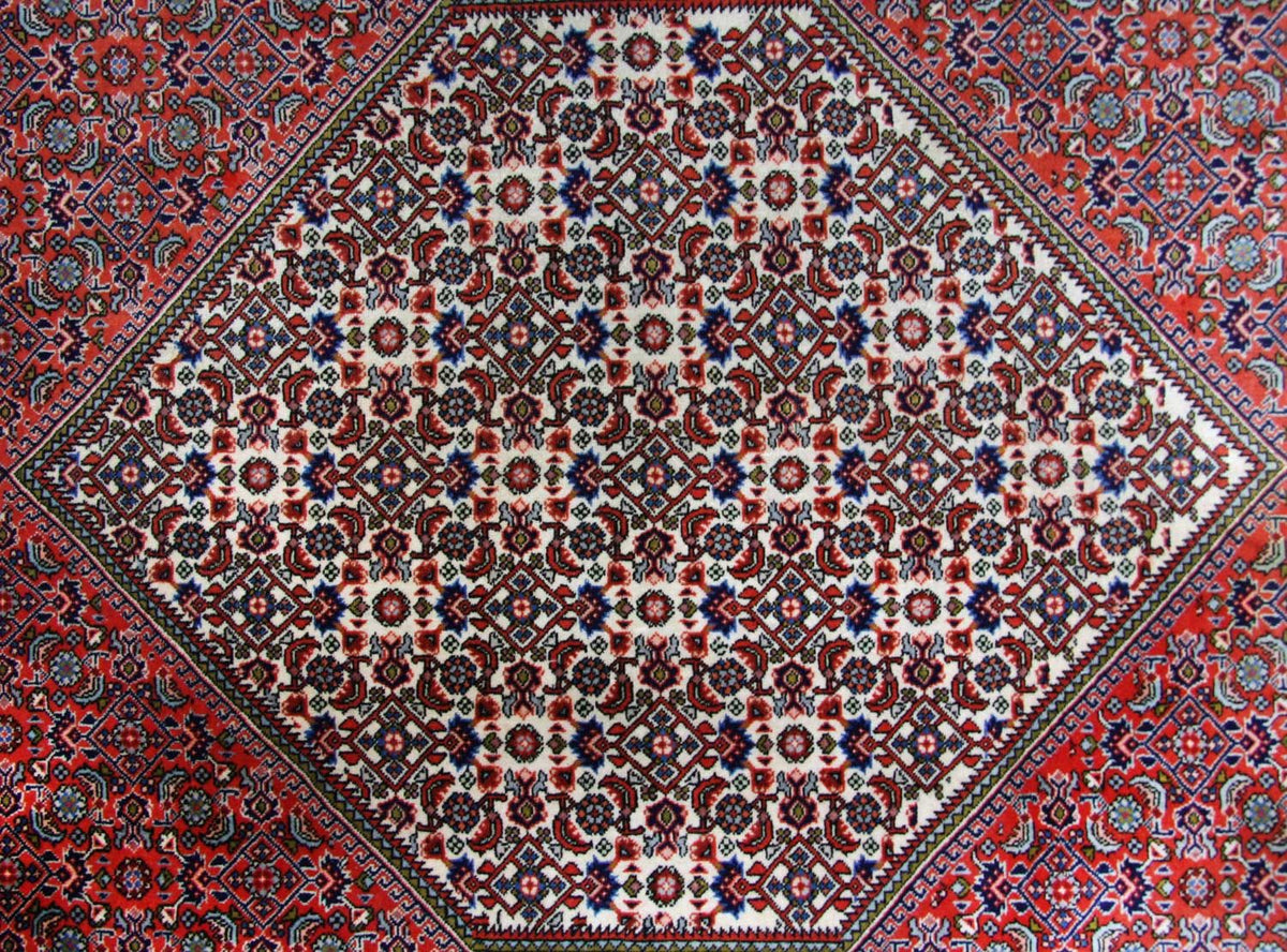 Tapis persan - Bidjar - 255 x 200 cm - marron