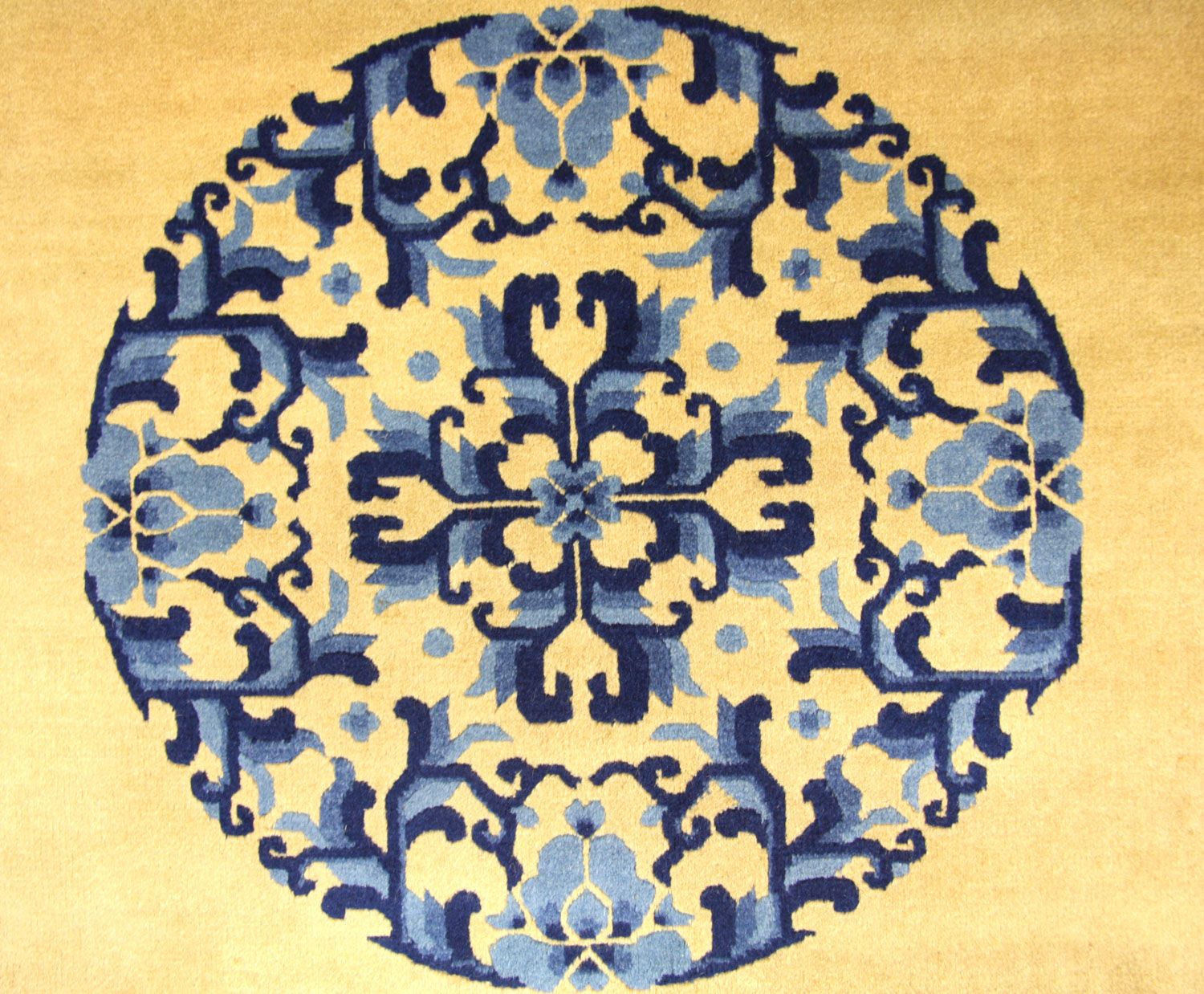 Tapis chinois - 305 x 213 cm - or