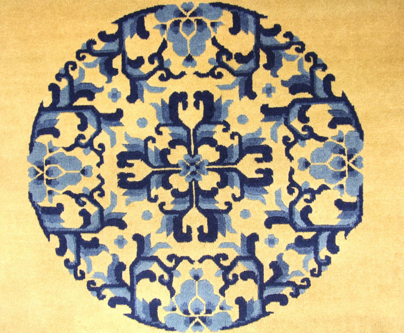 Tapis chinois - 305 x 213 cm - or
