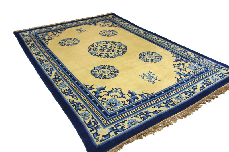Tapis chinois - 305 x 213 cm - or