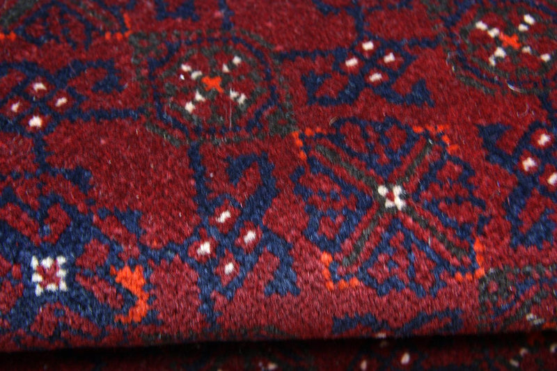 Tapis afghan - 288 x 193 cm - rouge