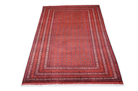 Tapis afghan - Boukhara - 296 x 191 cm - rouge