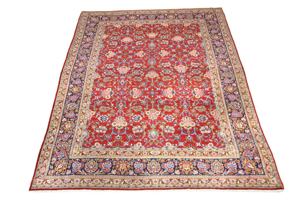 Tapis persan - Keshan - 296 x 210 cm - rouge