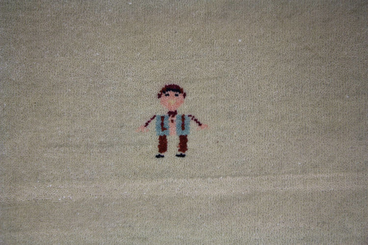 Tapis Gabbeh - Loribaft Persan - 260 x 190 cm - vert