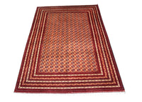Tapis afghan - Boukhara - 294 x 199 cm - rouge