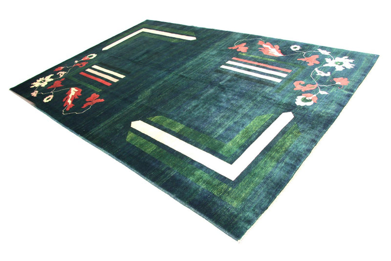 Tapis Ziegler - Moderne - 298 x 204 cm - bleu