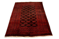 Tapis afghan - Boukhara - 275 x 198 cm - rouge