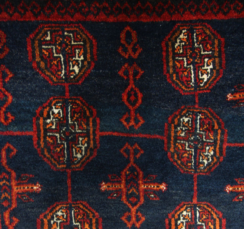 Tapis Belutsch - 286 x 193 cm - bleu