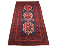 Tapis de couloir Tapis Belutsch - 294 x 142 cm - bleu