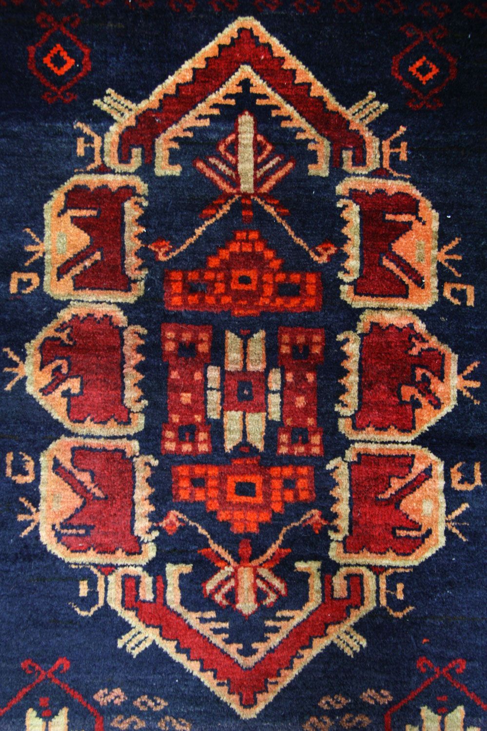Tapis de couloir Tapis Belutsch - 294 x 142 cm - bleu