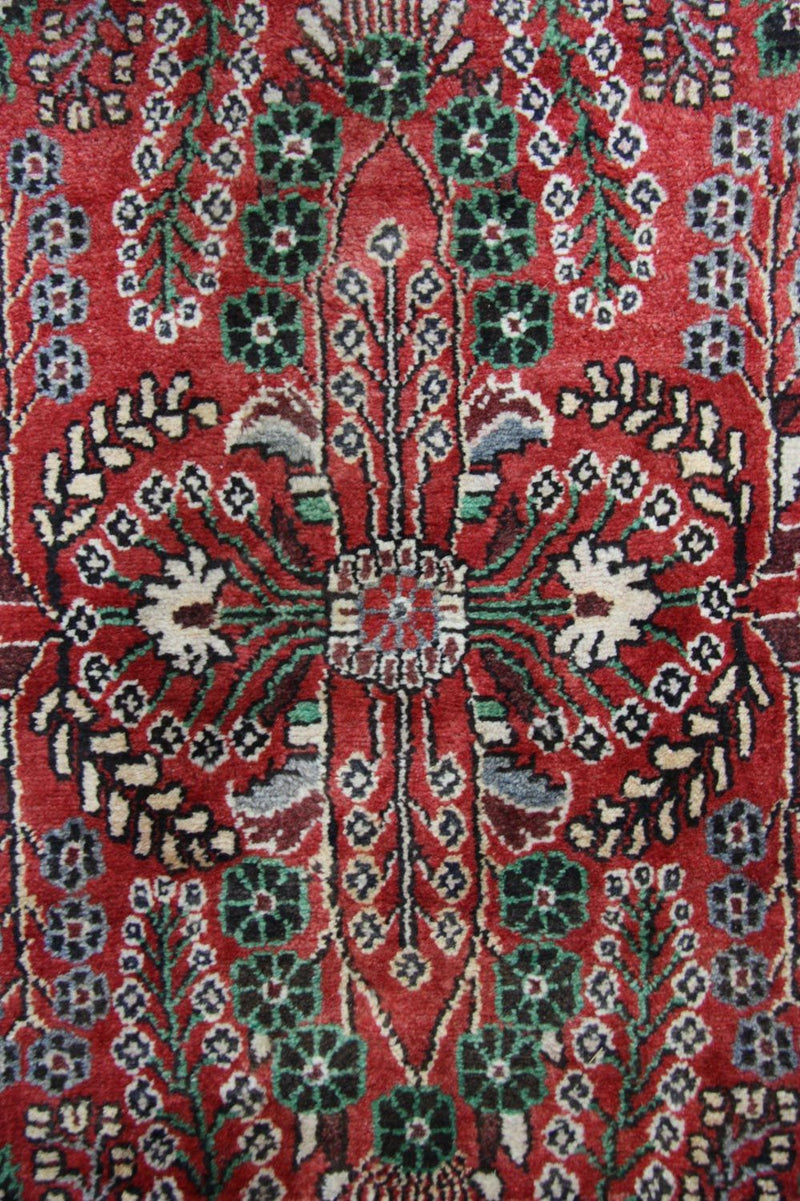 Tapis de couloir Tapis persan - Nomadic - 453 x 90 cm - rouge