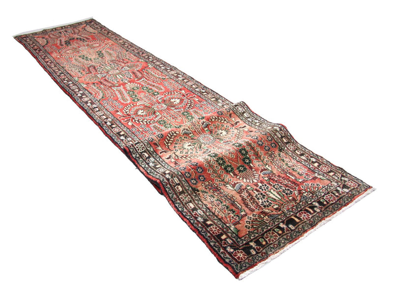Tapis de couloir Tapis persan - Nomadic - 453 x 90 cm - rouge