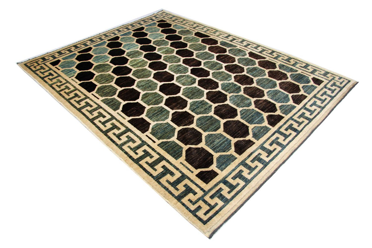 Tapis Ziegler - Moderne - 261 x 207 cm - bleu