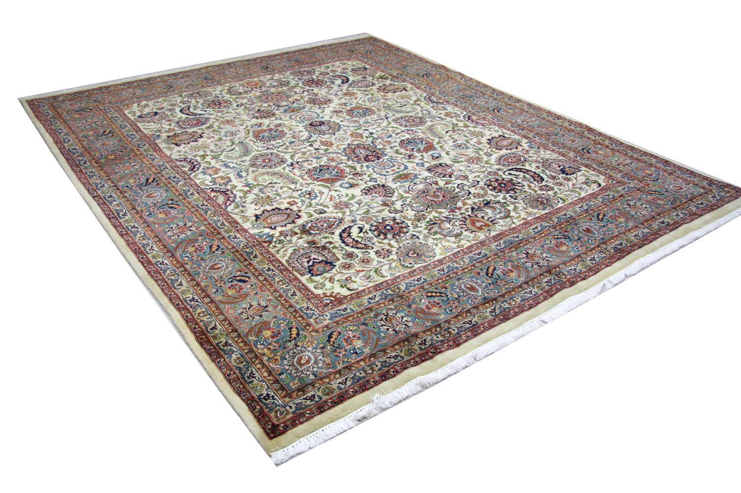 Tapis persan - Classique - 295 x 245 cm - bleu
