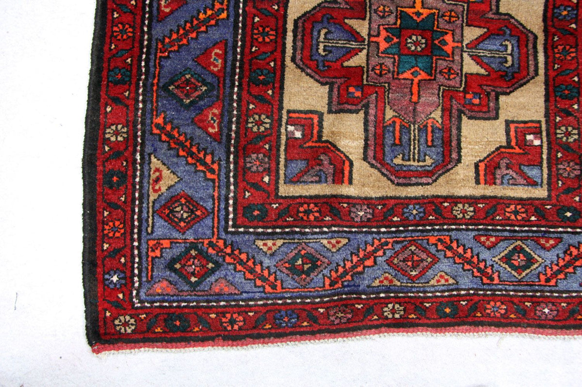 Tapis de couloir Tapis persan - Nomadic - 245 x 120 cm - bleu