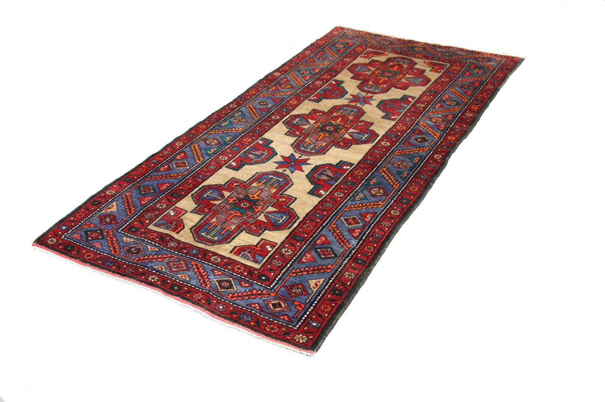 Tapis de couloir Tapis persan - Nomadic - 245 x 120 cm - bleu