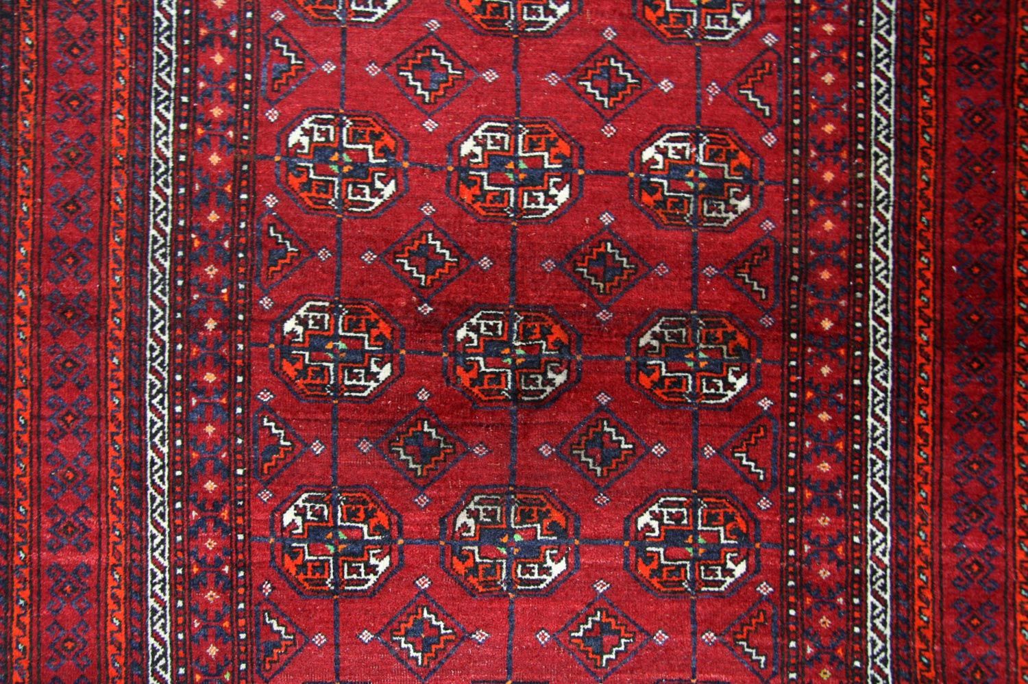 Tapis Belutsch - 208 x 123 cm - rouge