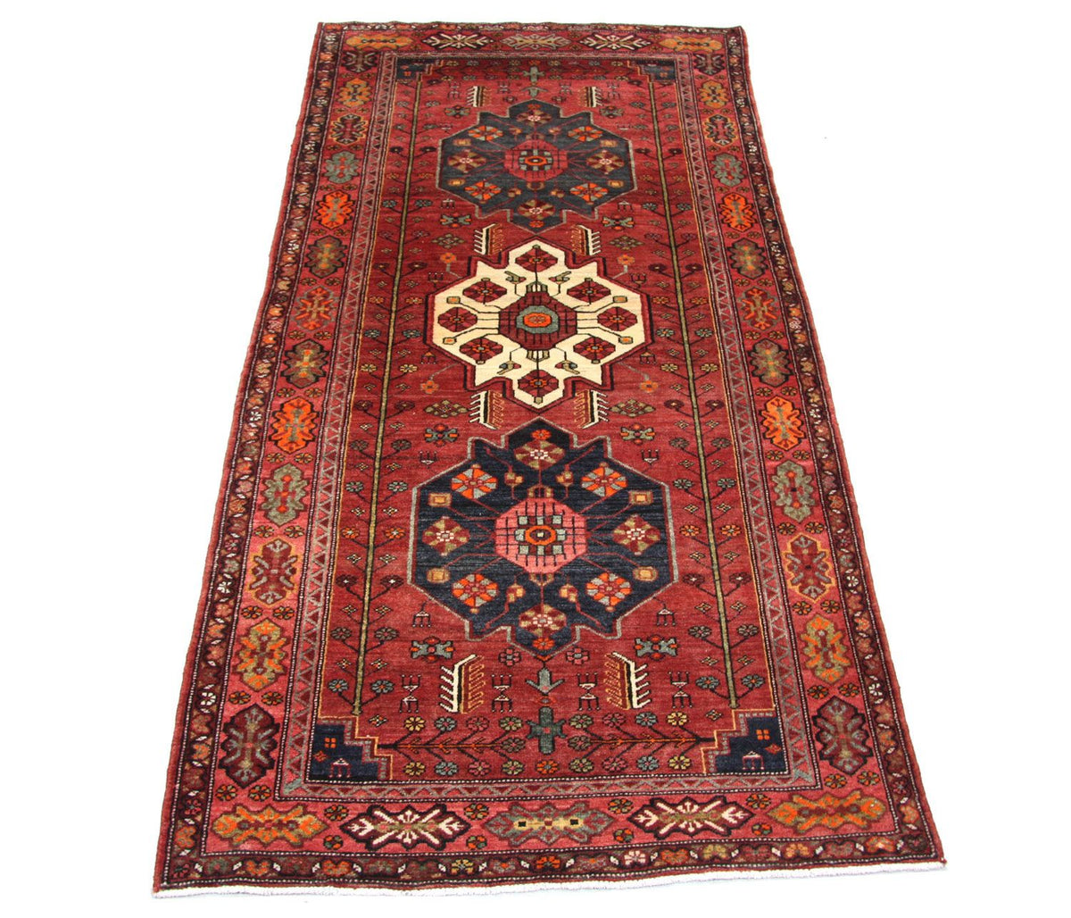 Tapis persan - Nomadic - 322 x 160 cm - rouge