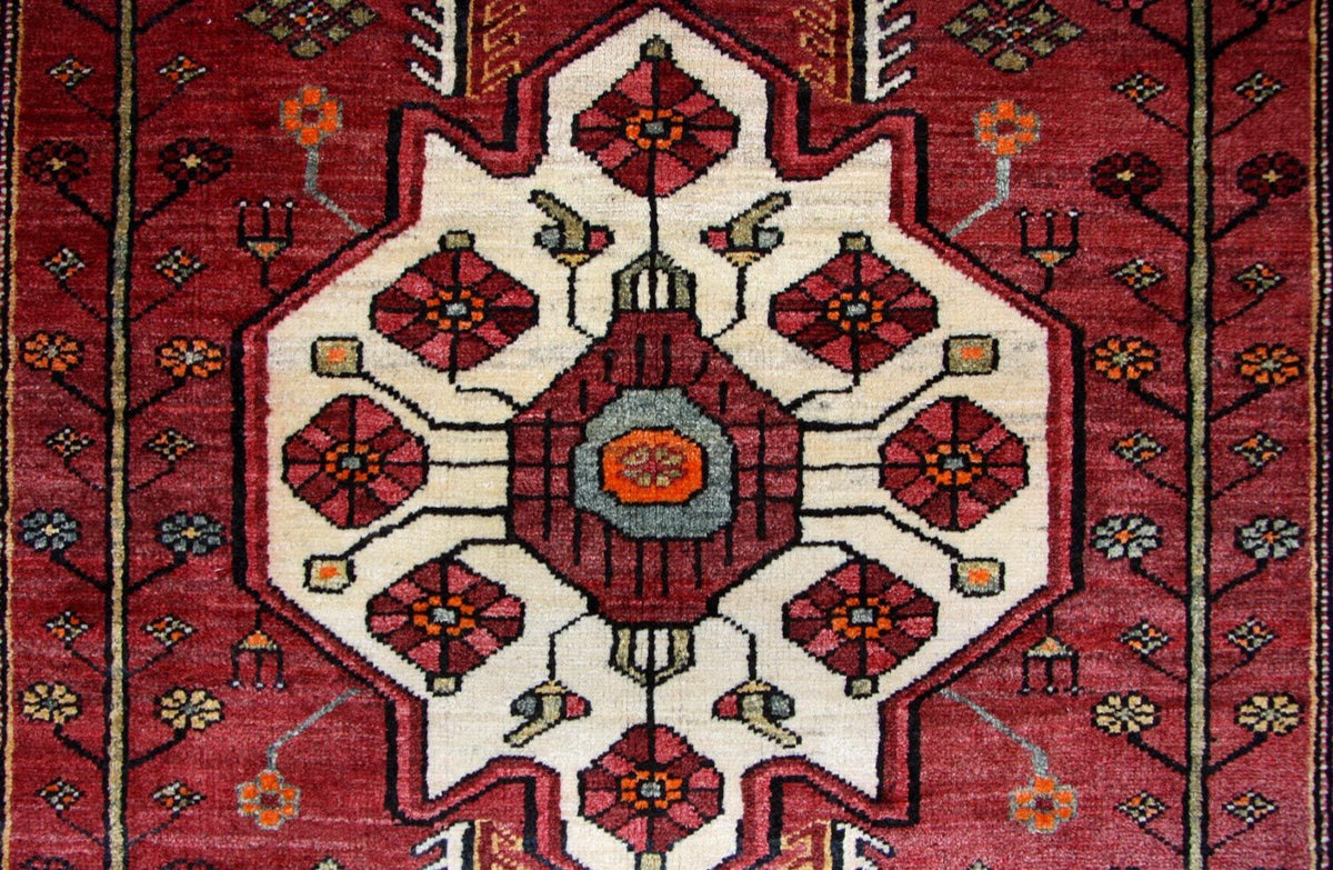Tapis persan - Nomadic - 322 x 160 cm - rouge