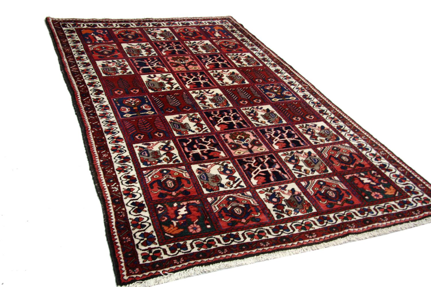 Tapis persan - Nomadic - 260 x 170 cm - rouge