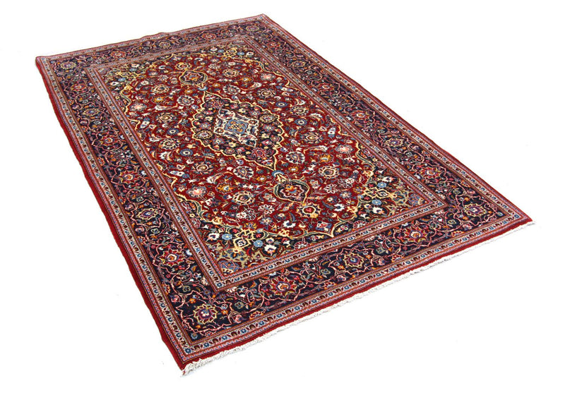 Tapis persan - Keshan - 205 x 141 cm - rouge