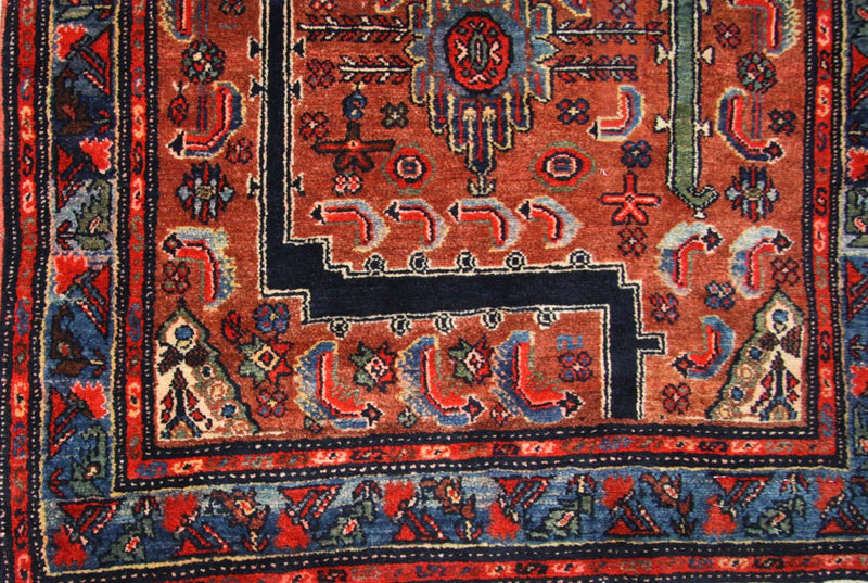 Tapis de couloir Tapis persan - Nomadic - 490 x 84 cm - marron