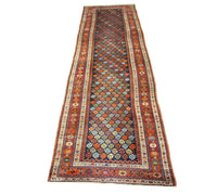 Tapis de couloir Tapis Ziegler - Shirvan - 440 x 113 cm - marron