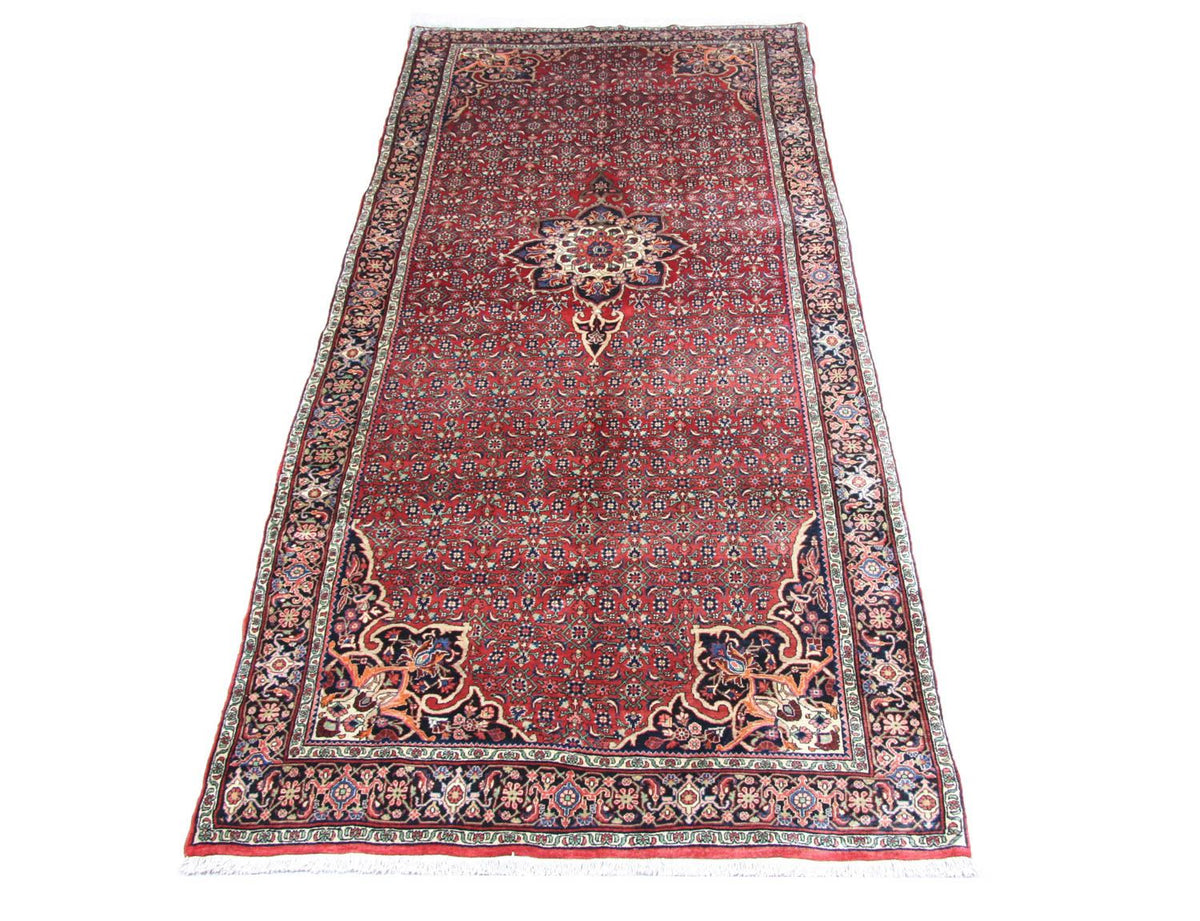 Tapis de couloir Tapis persan - Bidjar - 350 x 170 cm - rouge
