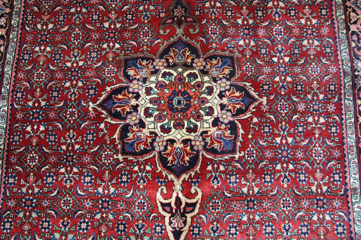 Tapis de couloir Tapis persan - Bidjar - 350 x 170 cm - rouge