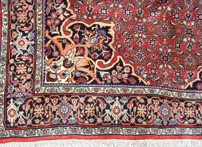 Tapis de couloir Tapis persan - Bidjar - 350 x 170 cm - rouge