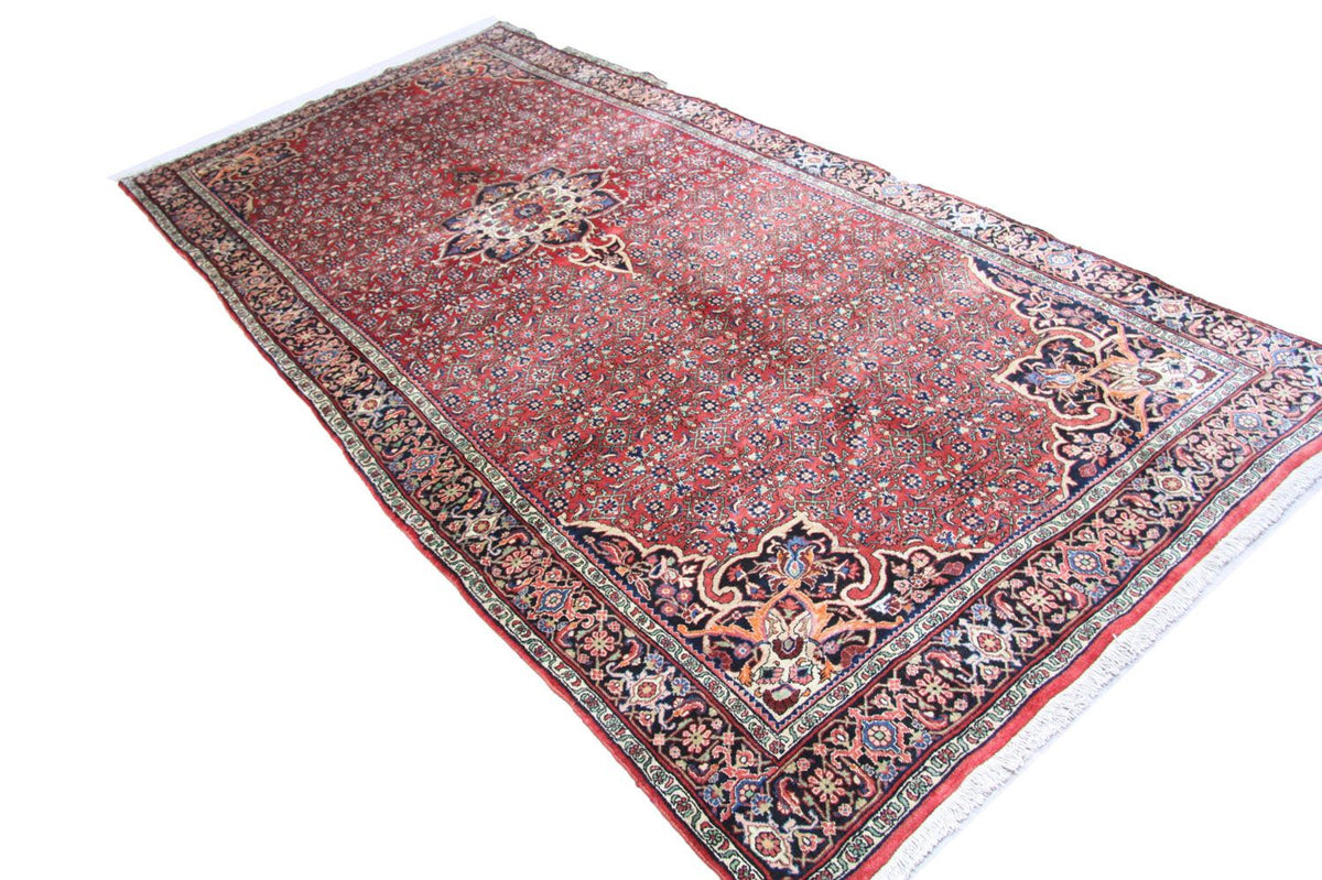 Tapis de couloir Tapis persan - Bidjar - 350 x 170 cm - rouge