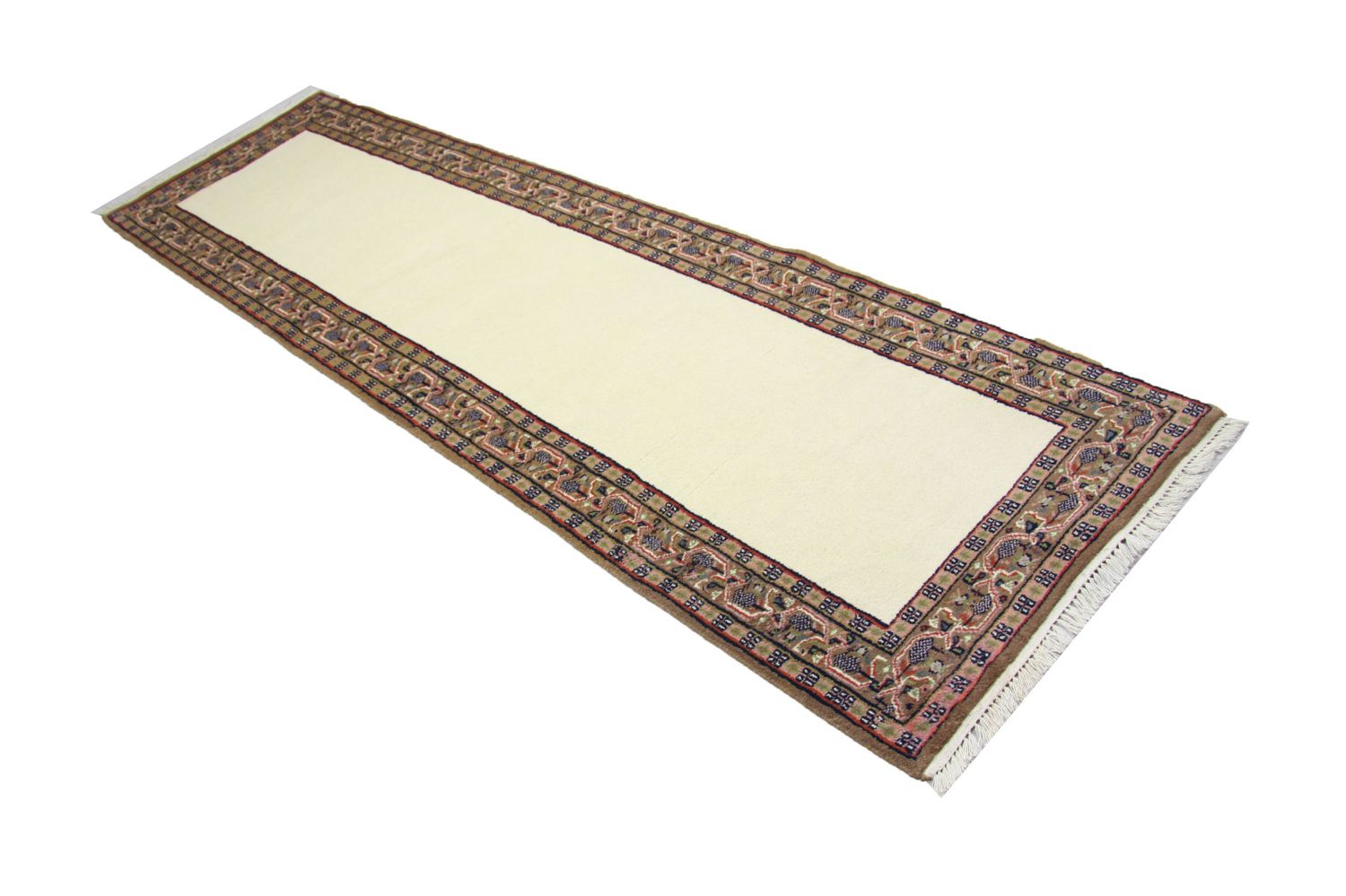 Tapis de couloir Tapis persan - Mir - 295 x 85 cm - beige