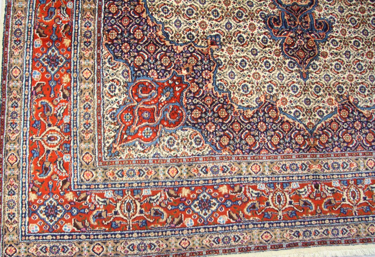 Tapis persan - Classique - 302 x 202 cm - bleu