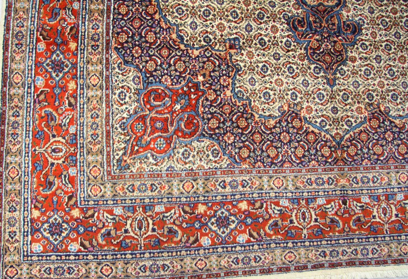 Tapis persan - Classique - 302 x 202 cm - bleu