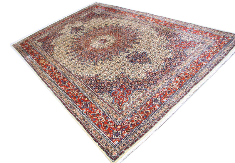 Tapis persan - Classique - 302 x 202 cm - bleu