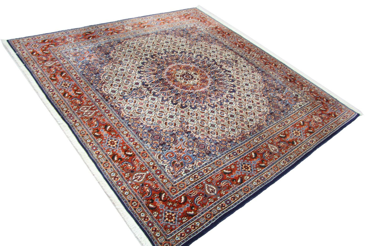 Tapis persan - Classique carré  - 207 x 204 cm - bleu
