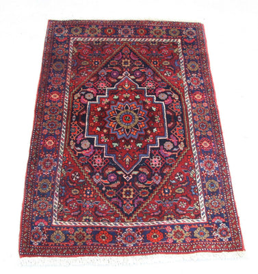 Tapis persan - Nomadic - 116 x 77 cm - marron