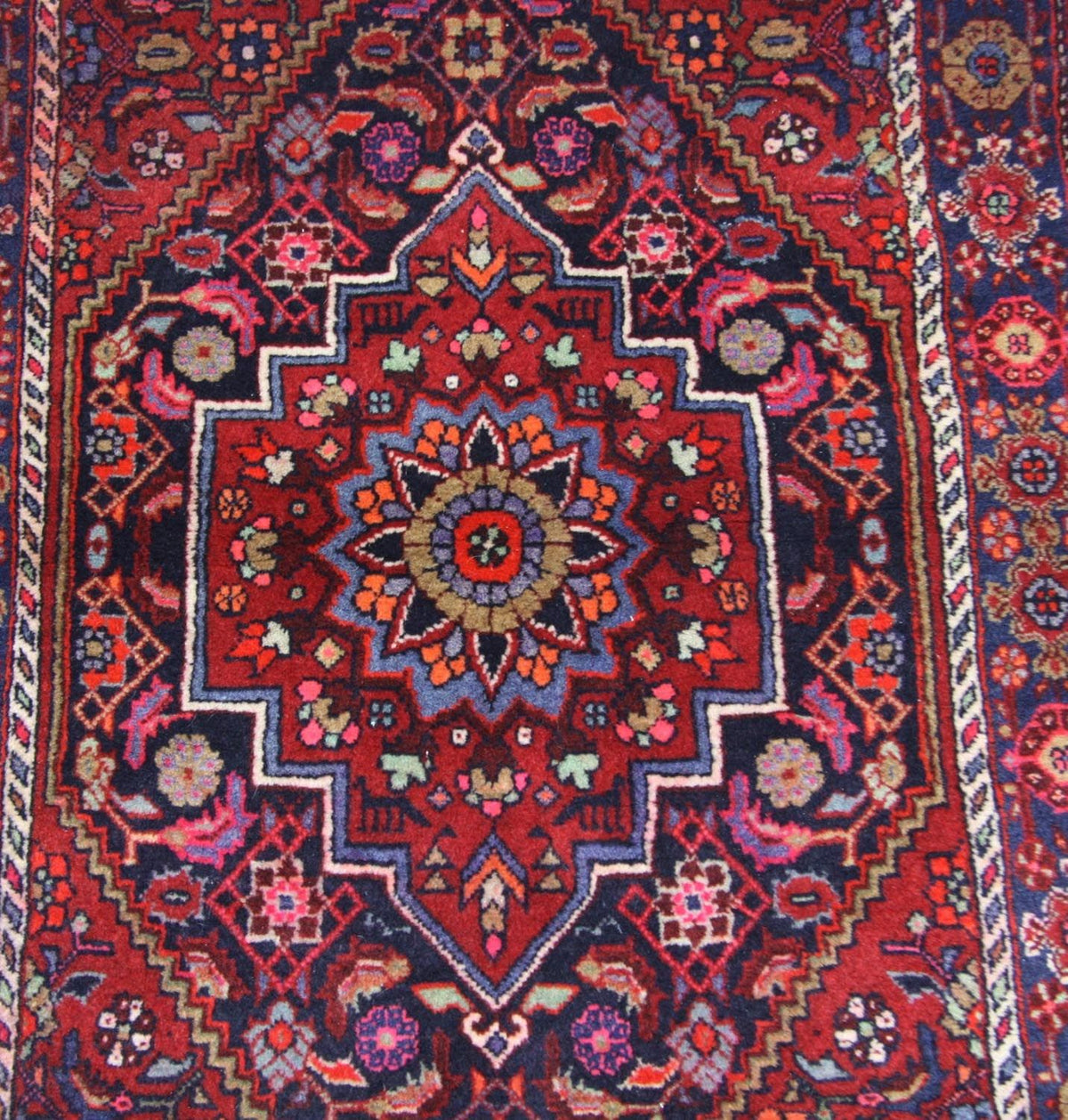 Tapis persan - Nomadic - 116 x 77 cm - marron